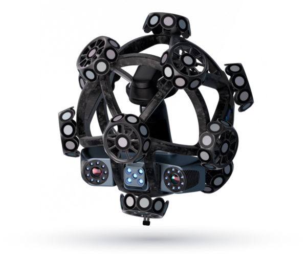 TrackScan P, escáner 3D inalámbrico con medición de seguimiento óptico inteligente