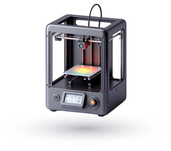 Proceso de impresión 3D por capas basado en descripción de material