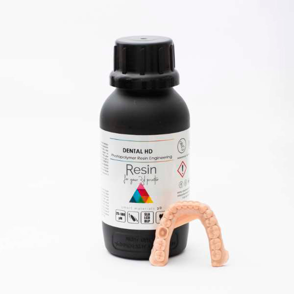 Resina especializada para impresión 3D en aplicaciones odontológicas