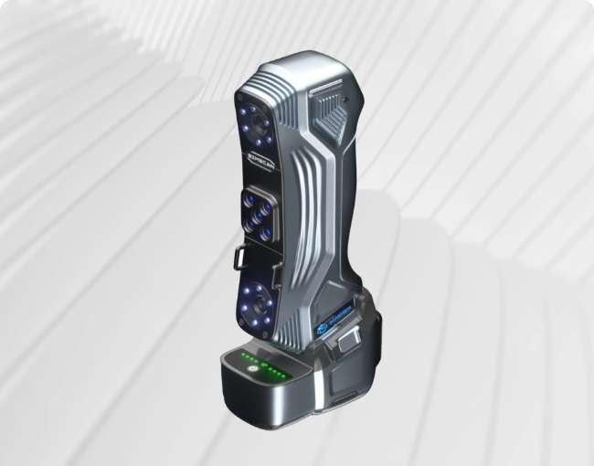 Sistema de escaneo óptico 3D con Optical Tracking para seguimiento preciso en tu mano
