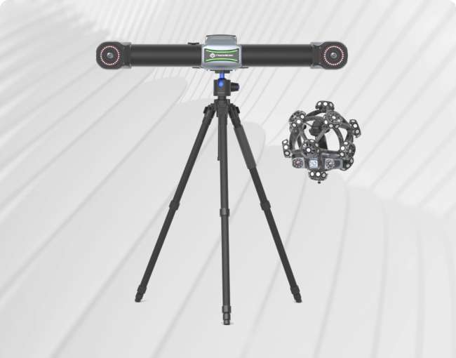 Escáner óptico 3D TrackScan Sharp-S con alta precisión volumétrica