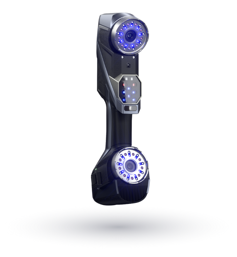 Escáner 3D inalámbrico Scanology Kscan E mostrado como imagen principal de la página dedicada a equipos de alta precisión para metrología industrial.
